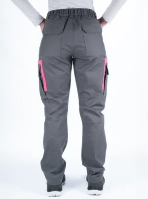 Alternative view of Pantalon Cargo Gris